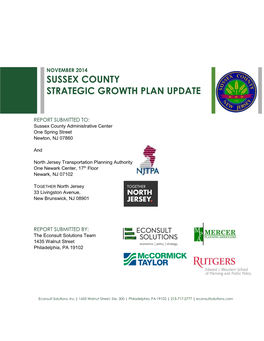 Sussex County Strategic Growth Plan Update