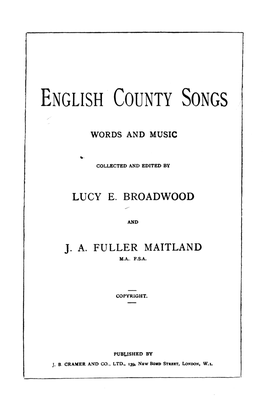English County Songs
