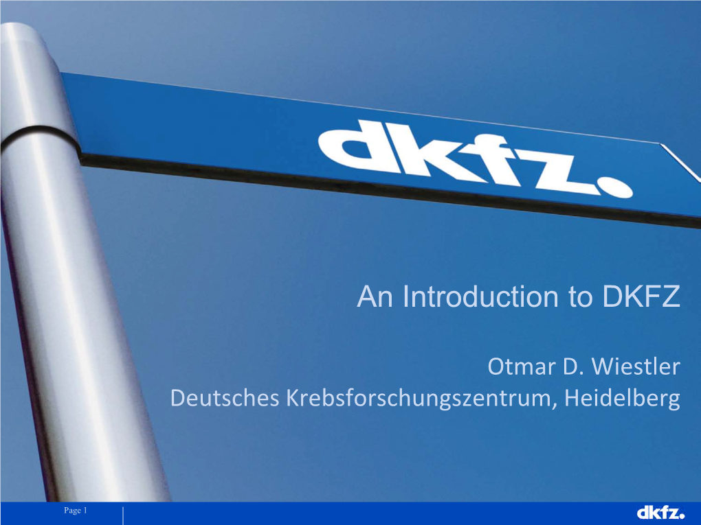 An Introduction to DKFZ