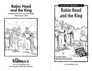 Robin Hood and the King