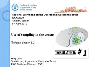 Use of Sampling in the Census