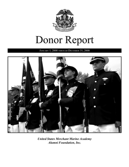 2008 Donor Report