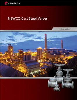 NEWCO Cast Steel Valves