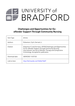 The University of Bradford Institutional Repository