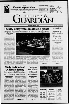 Faculty Delay Vote on Athletic Grants Another