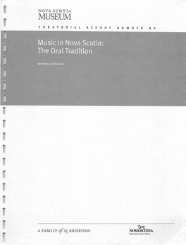 Music in Nova Scotia