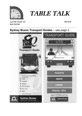 Sydney Buses Transport Guides Œ See Page 2