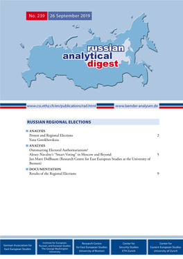 Russian Regional Elections