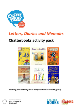 Letters, Diaries and Memoirs Chatterbooks Activity Pack