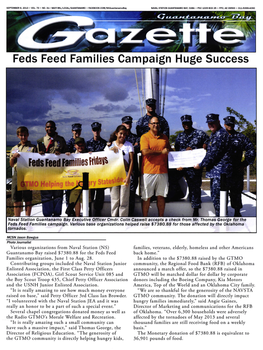 Feds Feed Families Campaign Huge Success