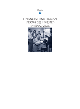 Financial and Human Resources Invested in Education