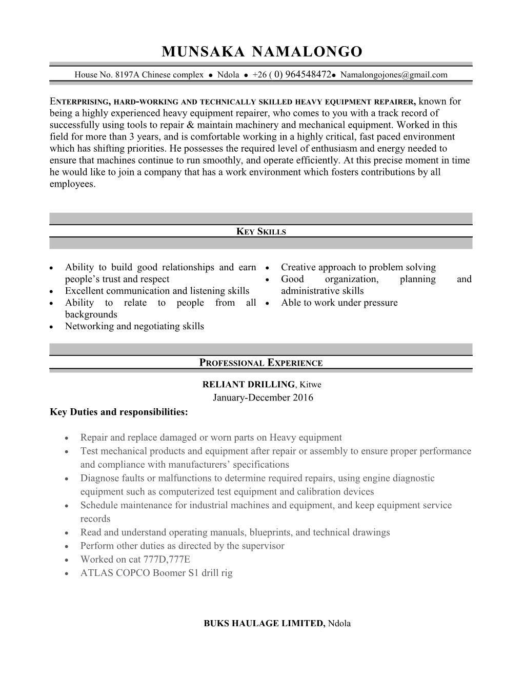 Sample Resume for an Accounts Payable Specialist