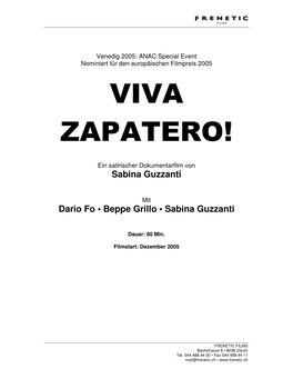 Viva Zapatero Ph D