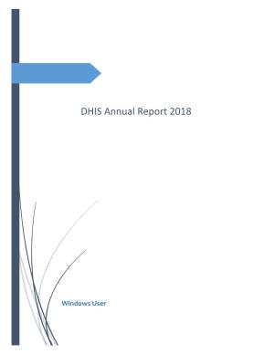 DHIS Annual Report 2018
