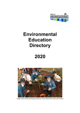 Environmental Education Directory 2020 2