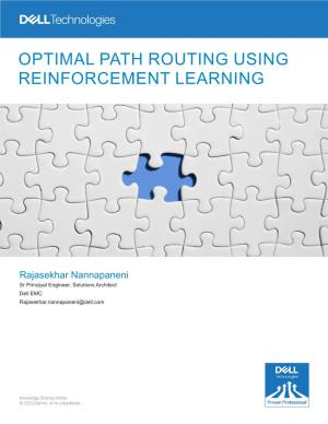 Optimal Path Routing Using Reinforcement Learning