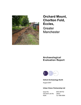 Orchard Mount, Chorlton Fold, Eccles, Greater Manchester