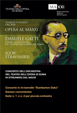 Daniele Gatti Dirige L’Orchestra Del Teatro Dell’Opera Di Roma