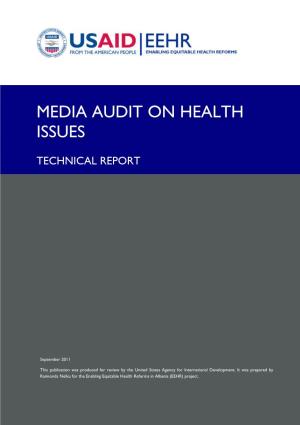 Media Audit on Health Issues