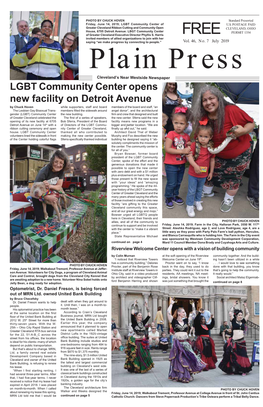 LGBT Community Center Opens New Facility on Detroit Avenue