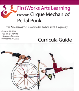 Curricula Guide Firstworks Arts Learning Presents Cirque