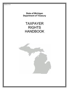 Taxpayer Rights Handbook Introduction