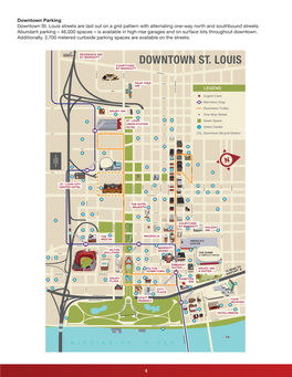 Downtown St. Louis Streets Are Laid out on a Grid Pattern with Alternating One-Way North and Southbound Streets