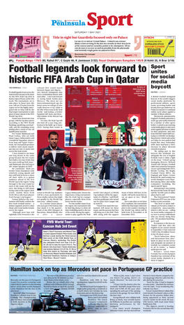 Football Legends Look Forward to Historic FIFA Arab Cup in Qatar