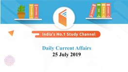 Daily Current Affairs 25 July 2019 Indian Navy Has Commissioned Fifth Dornier Squadron INAS 313 at ______