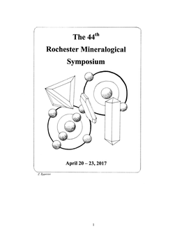 44Th Rochester Mineralogical Symposium