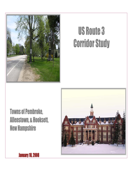 US Route 3 Corridor Study