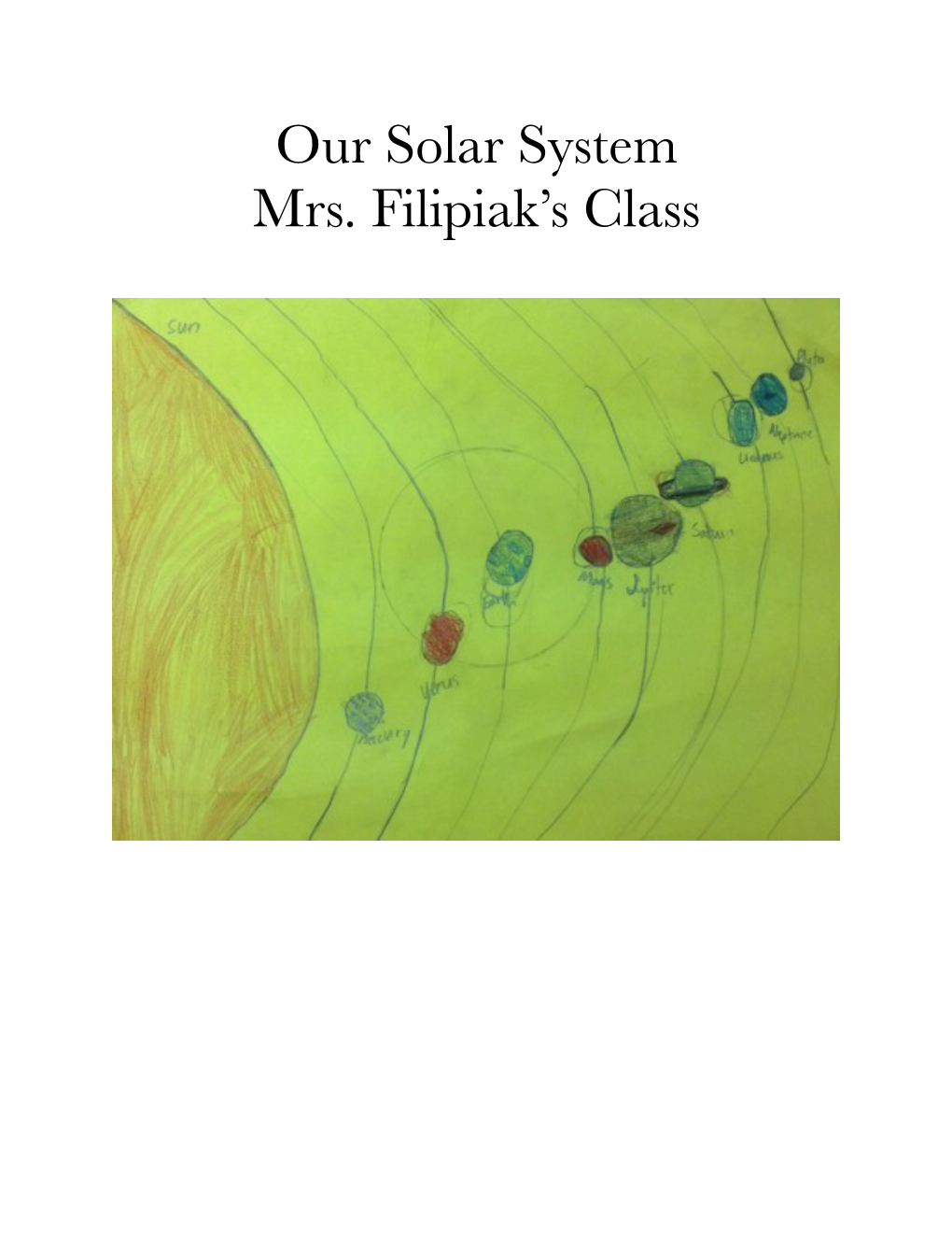 Filipiak Solar System Book