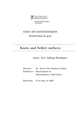 Knots and Seifert Surfaces