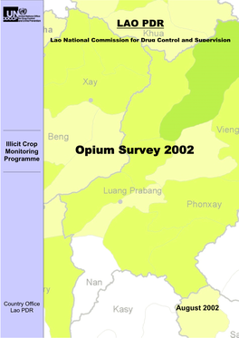 Opium Survey 2002 Programme
