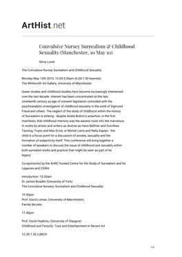 Convulsive Nursey Surrealism & Childhood Sexuality