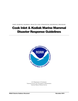 Cook Inlet & Kodiak Marine Mammal Disaster Response