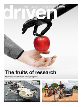The Fruits of Research How Bionics Enables New Progress