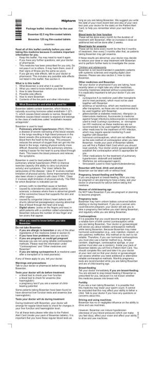 Download Leaflet View the Patient Leaflet in PDF Format