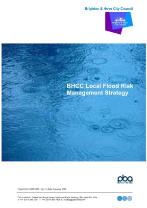 BHCC Local Flood Risk Management Strategy