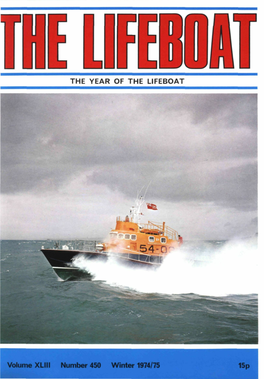 THE YEAR of the LIFEBOAT Volume XLIII Number 450 Winter