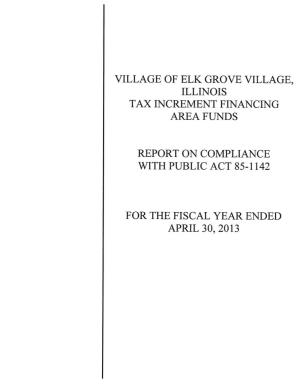 Village of Elk Grove Village, Illinois Tax Increment Financing Area Flinds