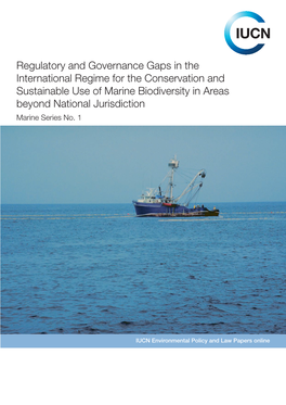 Regulatory and Governance Gaps in the International Regime for The
