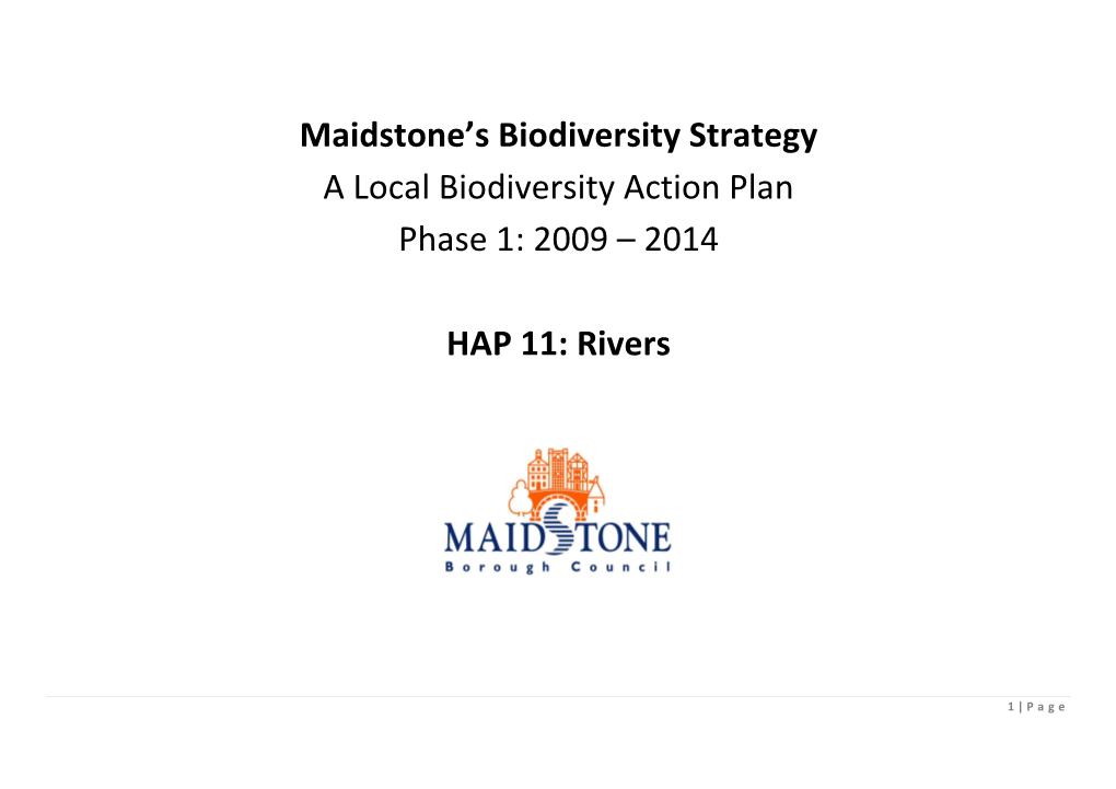 Maidstone's Biodiversity Strategy