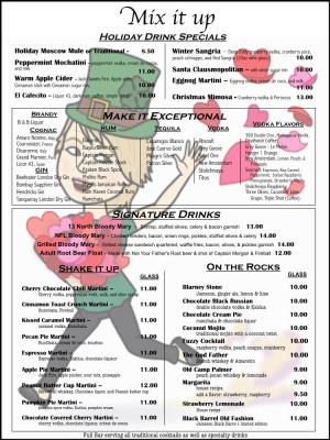 Mix It up Holiday Drink Specials