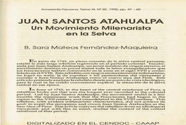 Juan Santos Atahualpa Corno El Nuevo Inca Del Perú