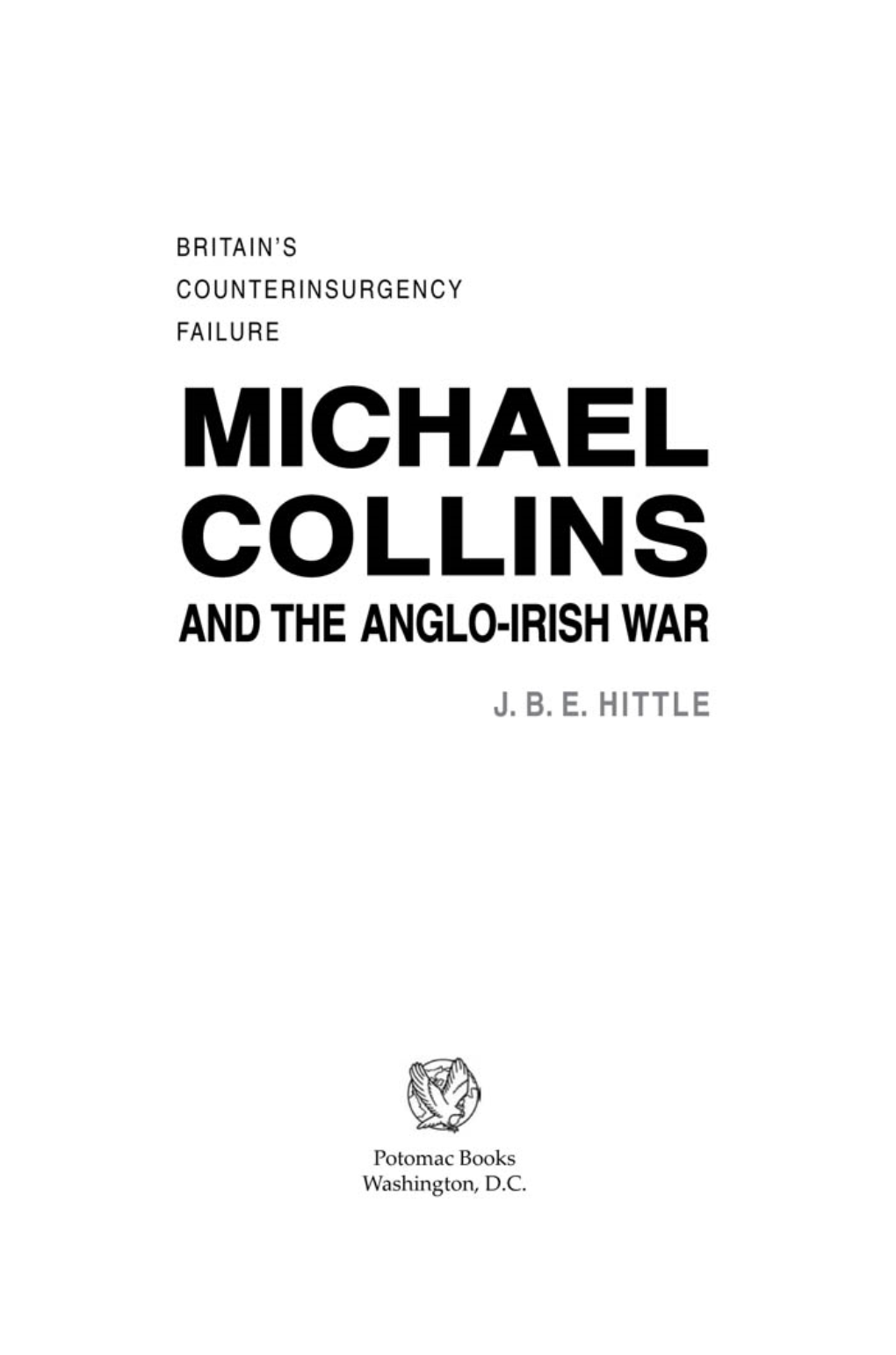 Michael Collins and the Anglo-Irish War: Britain's Counterinsurgency