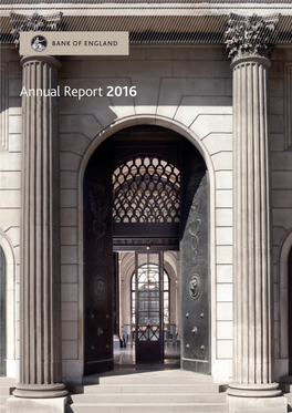 Bank of England Annual Report 2016 Iii Overview