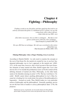 Chapter 4 Fighting—Philosophy