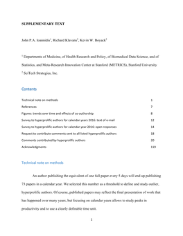 Supplementary Text and Figures