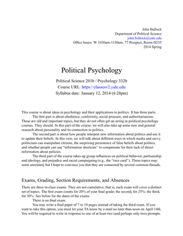 Political Psychology